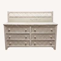 Lexington Furniture White Wicker Dresser