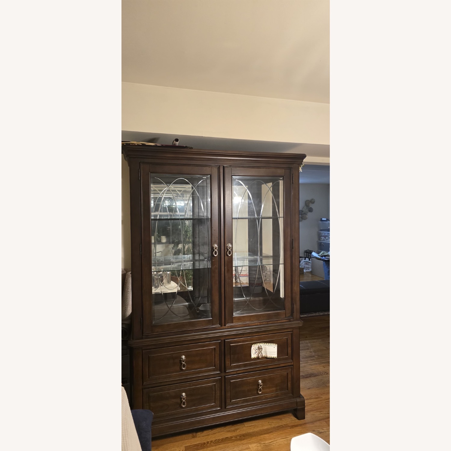 Bob's Discount Furniture Dark Brown Armoire - image-2