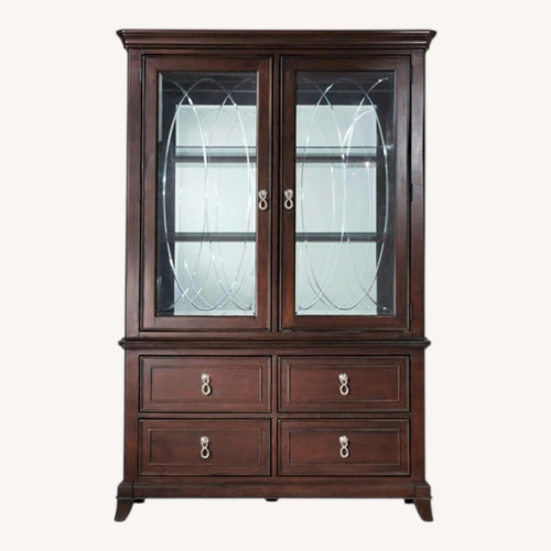 Used Bob's Discount Furniture Dark Brown Armoire for sale on AptDeco