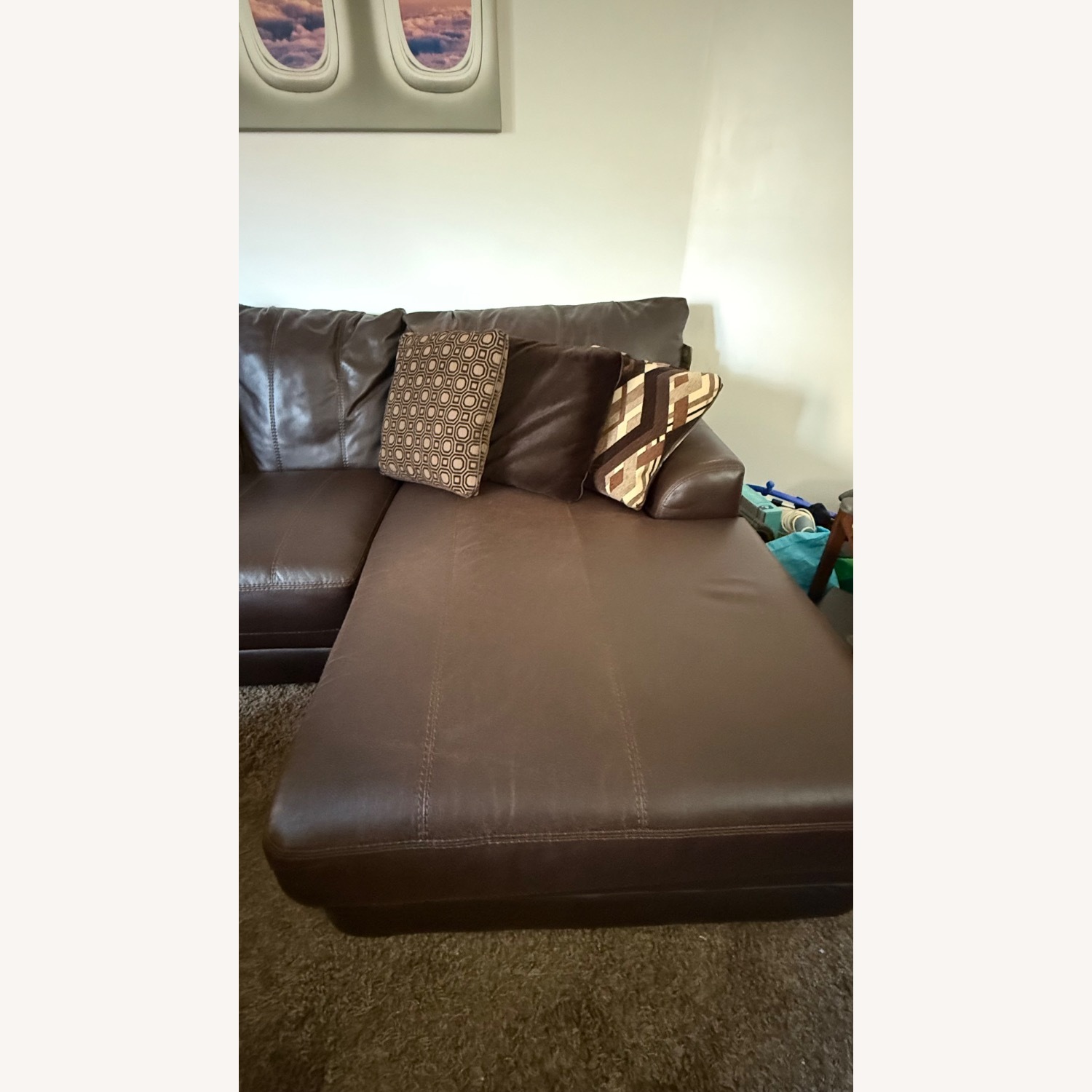 Jackson Furniture Dark Brown Sectional W Chaise - image-6