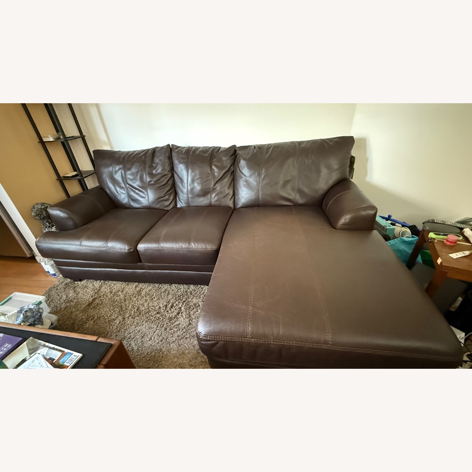 Jackson Furniture Dark Brown Sectional W Chaise - image-3