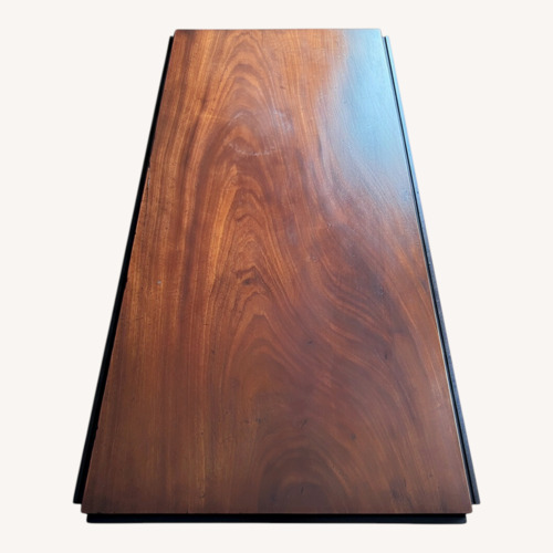 Used Vintage/Antique Dark Brown Wood Side Table for sale on AptDeco