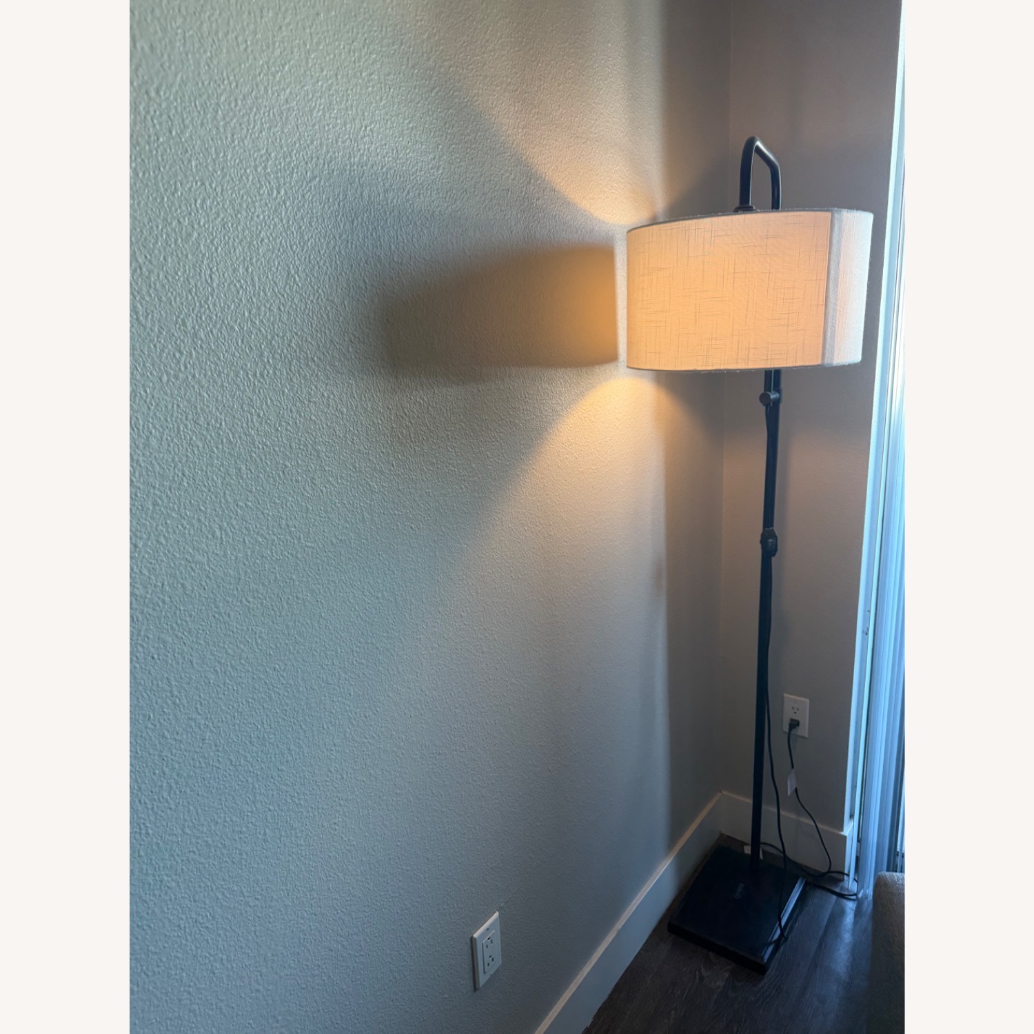 Target Threshold Black Metal Floor Lamp - image-1