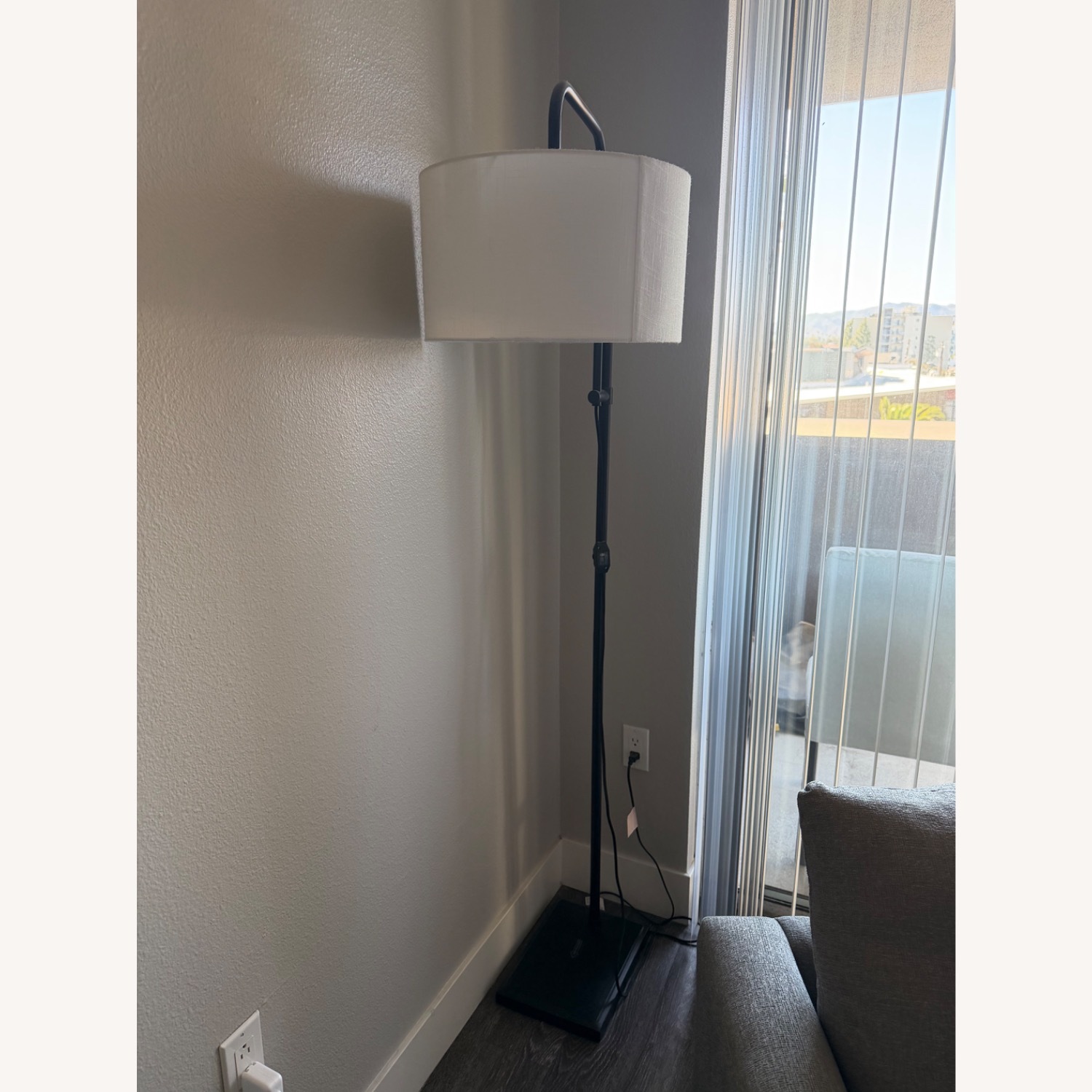 Target Threshold Black Metal Floor Lamp - image-4