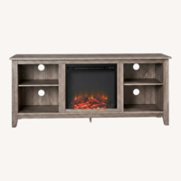 Wayfair Light Brown Wood Veneer Media Storage