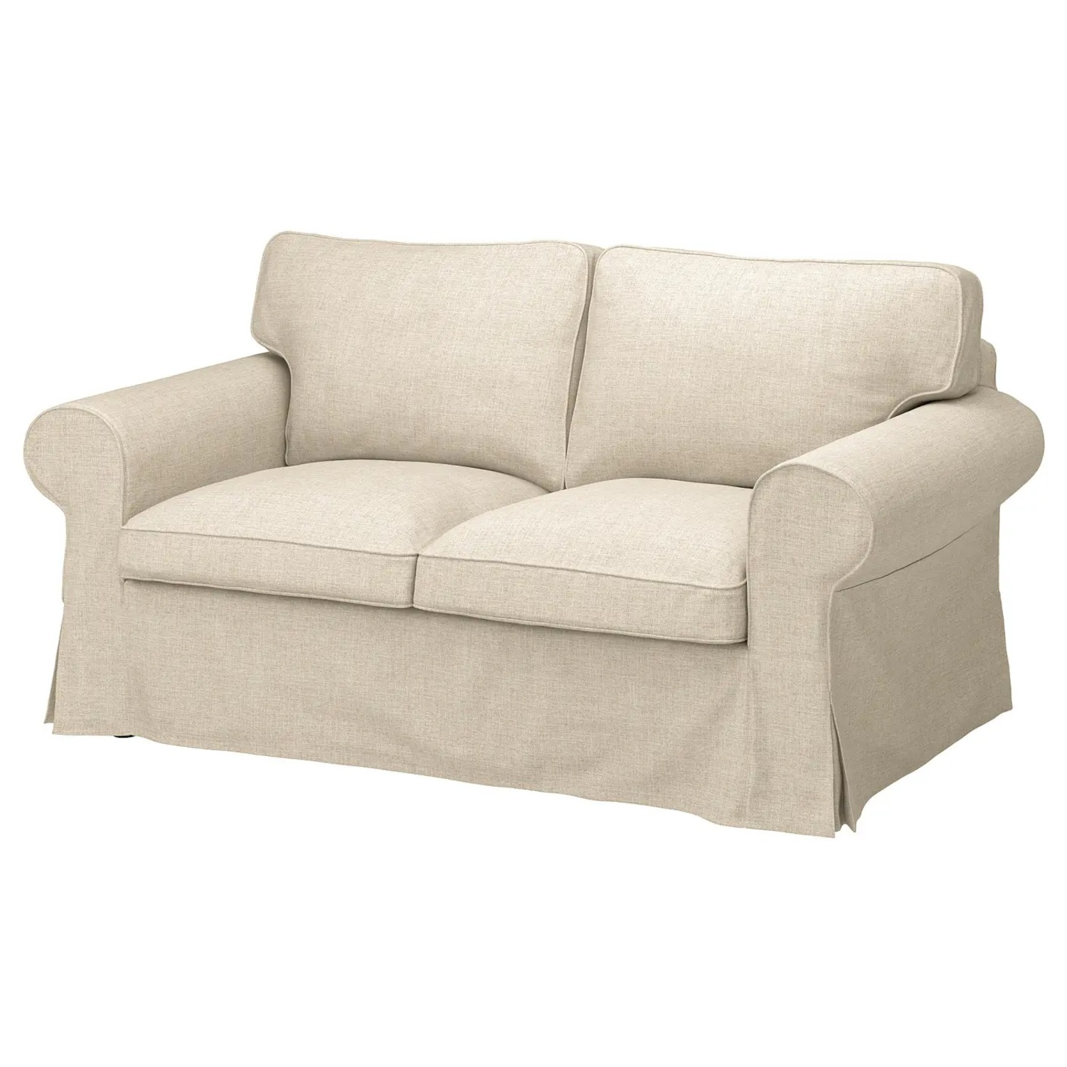 IKEA Ektorp White Fabric Loveseat - image-6