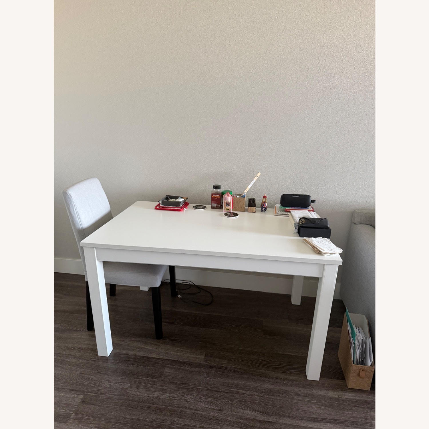 IKEA Laneberg White Dining Table - image-4