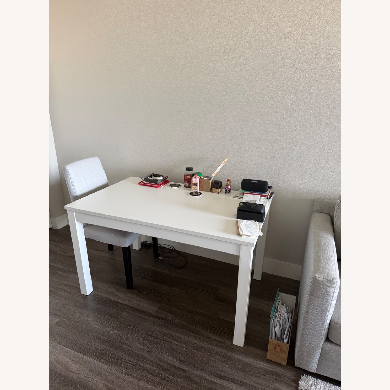 IKEA Laneberg White Dining Table - image-3