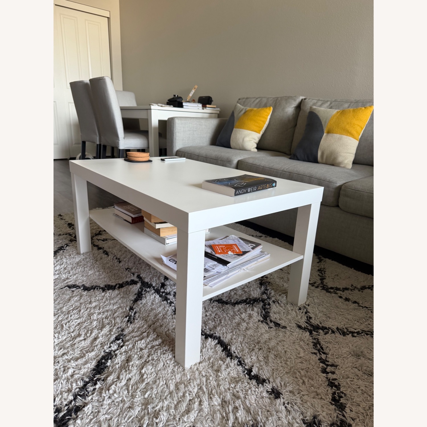 IKEA Lack White Coffee Table - image-1