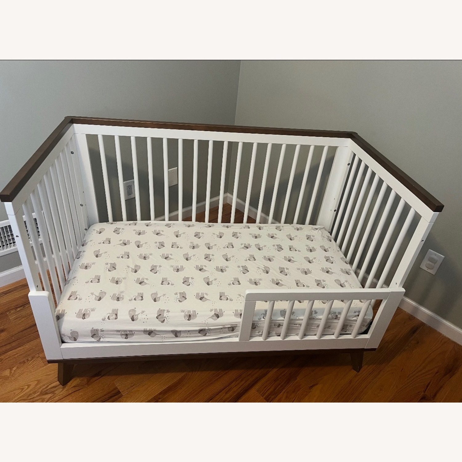 Babyletto Scoot White Wood Crib - image-3