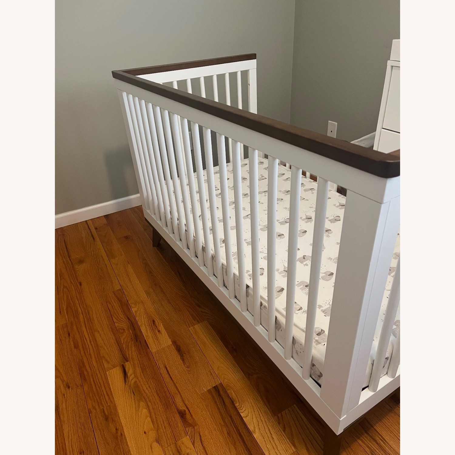 Babyletto Scoot White Wood Crib - image-2
