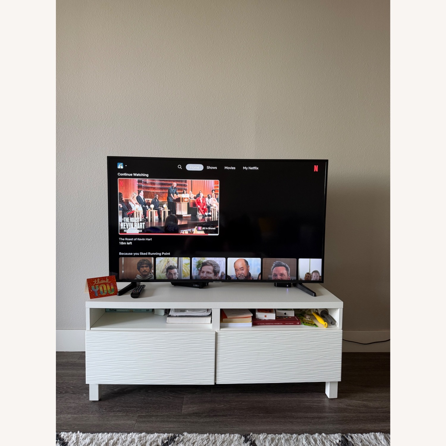 IKEA BESTA TV Bench with Drawers - image-4