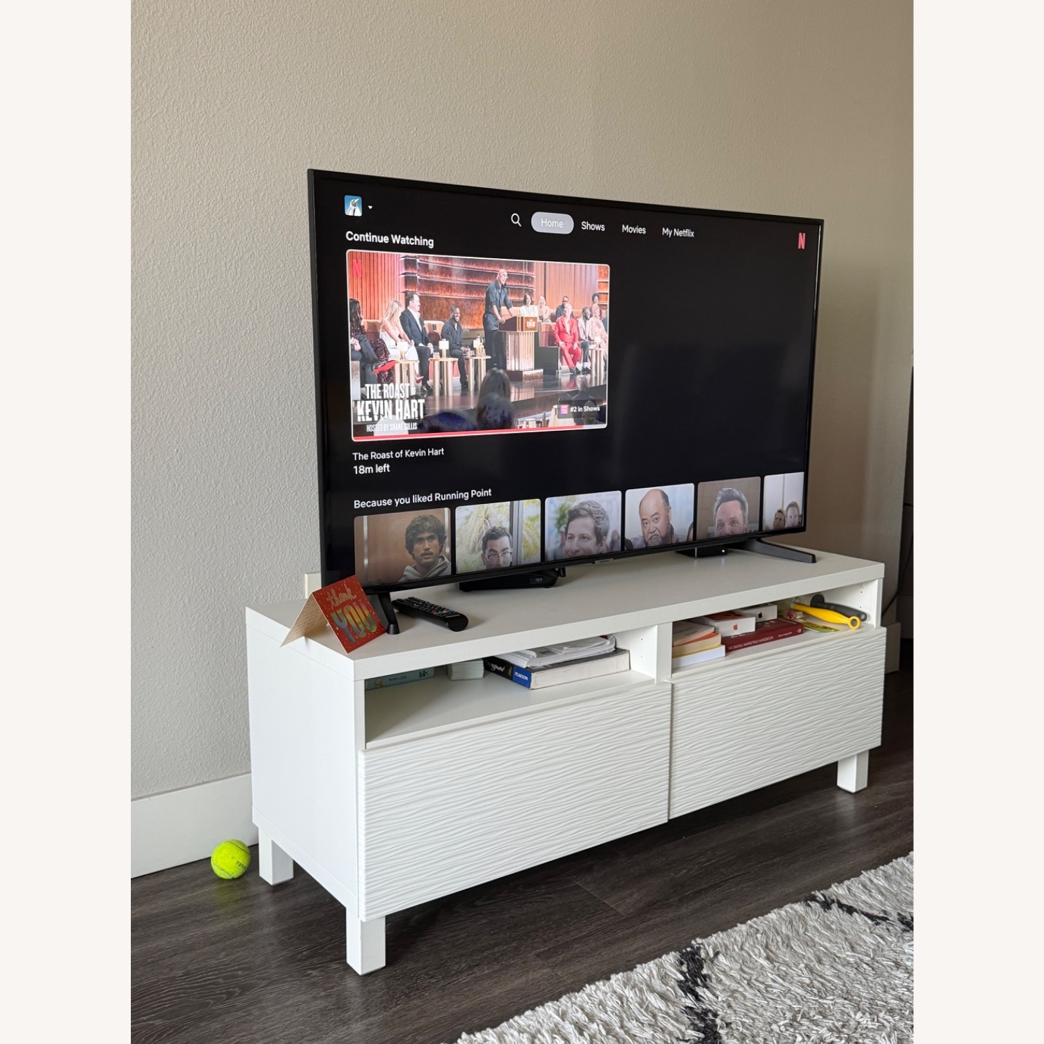 IKEA BESTA TV Bench with Drawers - image-3