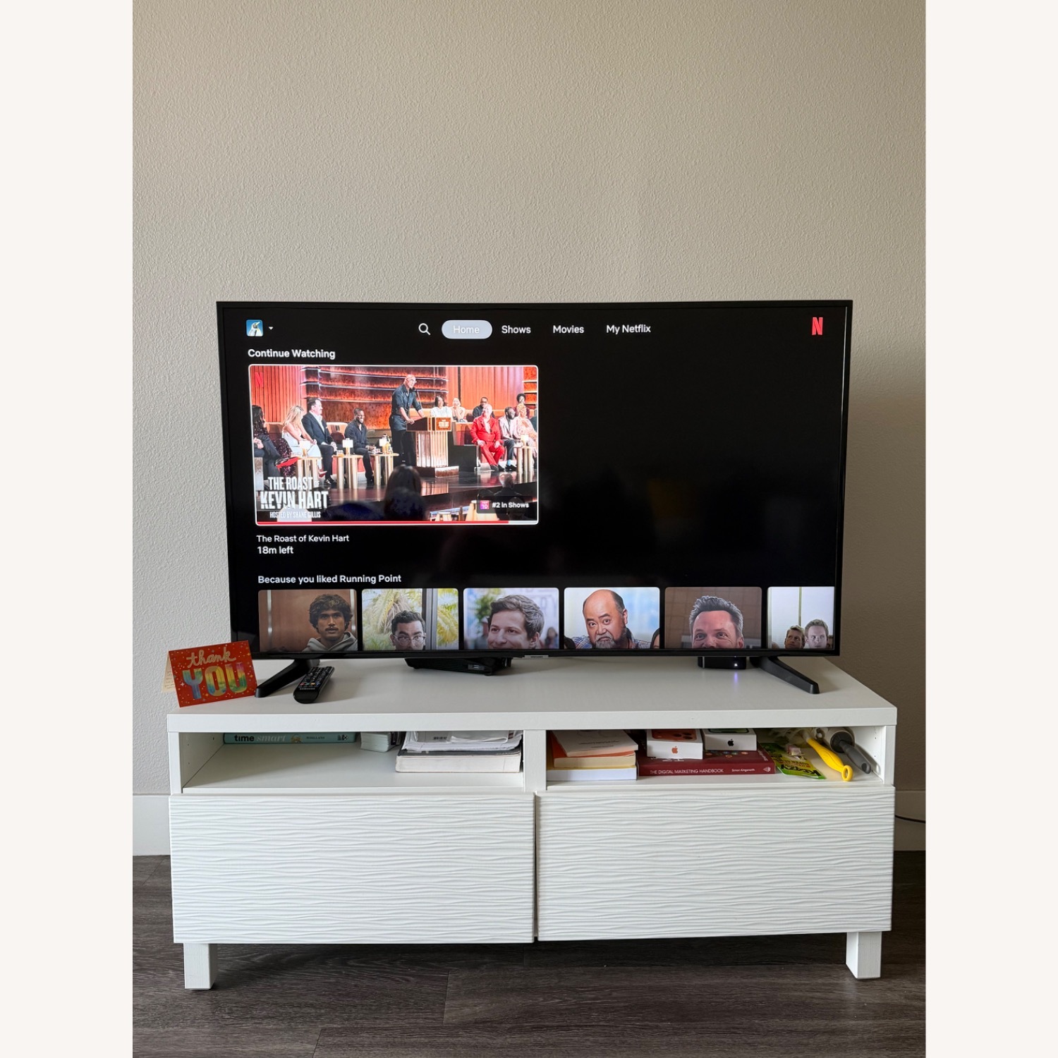 IKEA BESTA TV Bench with Drawers - image-1