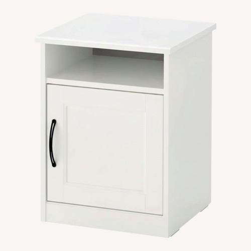 Used IKEA Songesand White Nightstand for sale on AptDeco