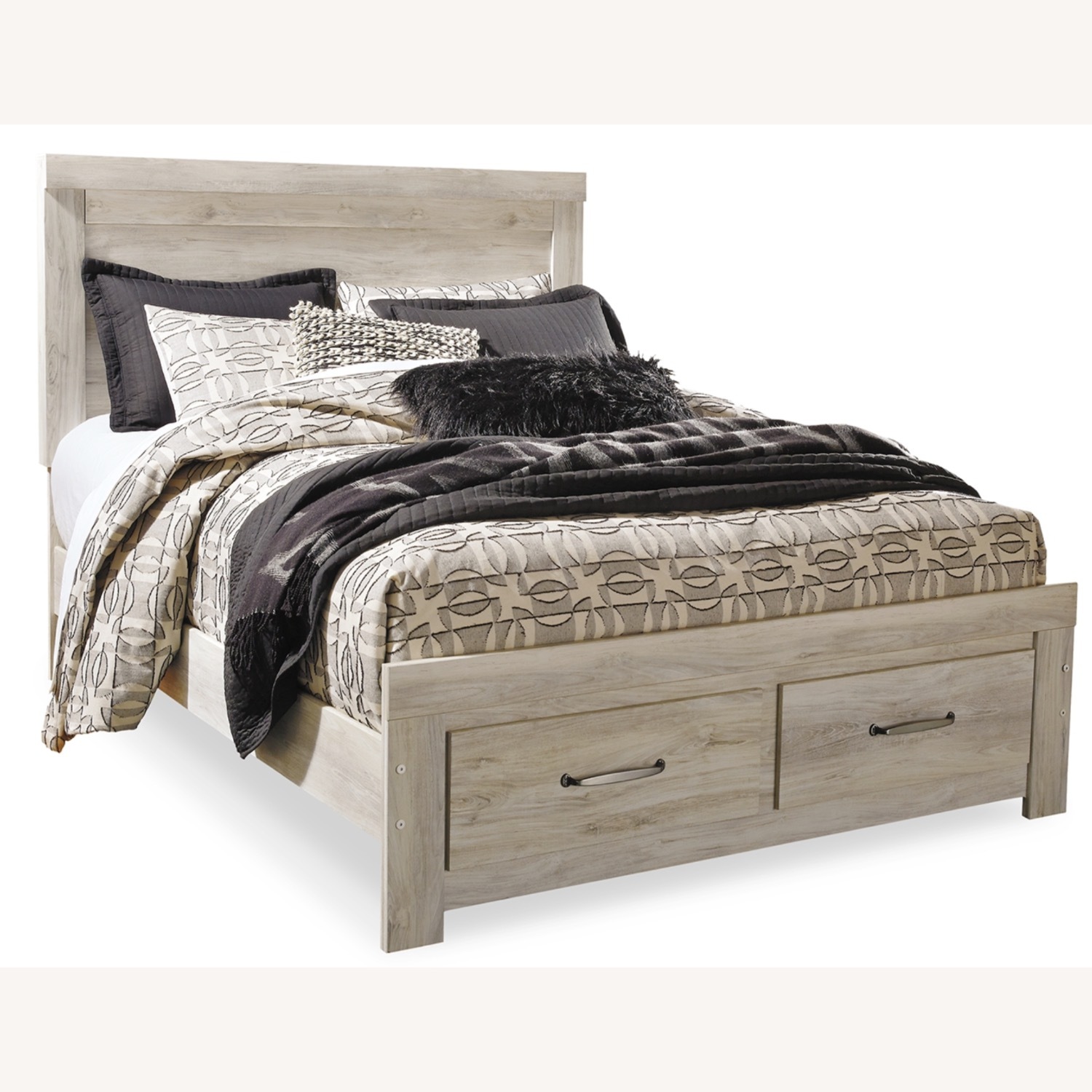 Ashley Furniture Bellaby Queen Platform Bed W Storage - image-8