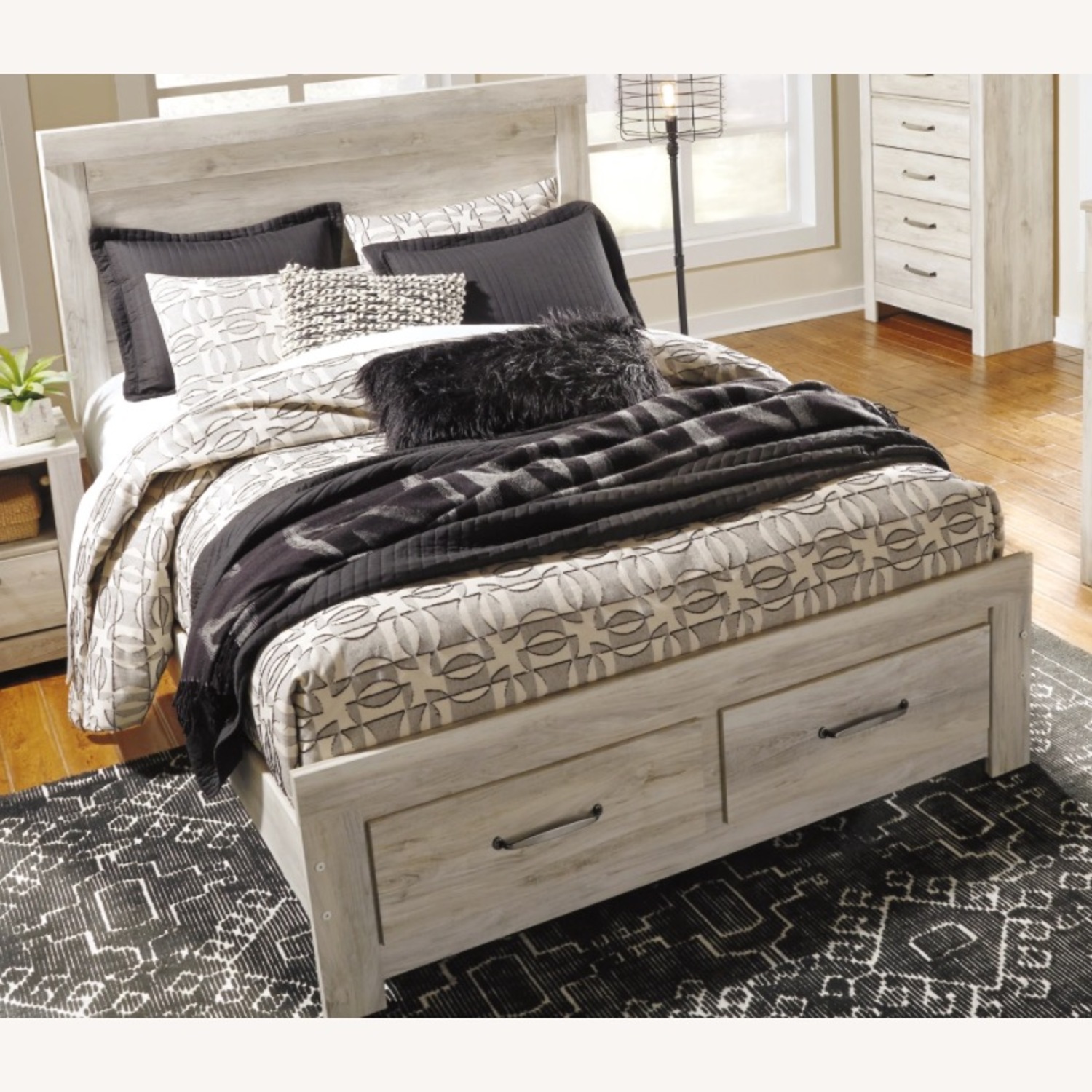 Ashley Furniture Bellaby Queen Platform Bed W Storage - image-7