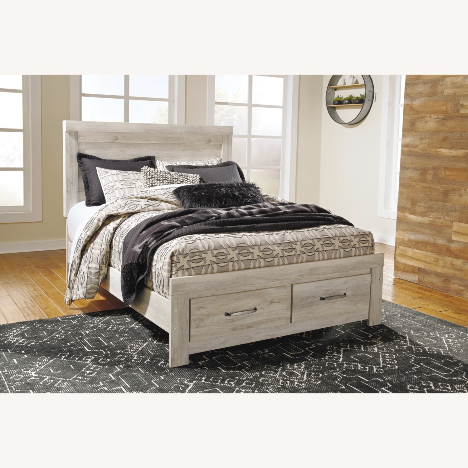 Ashley Furniture Bellaby Queen Platform Bed W Storage - image-5