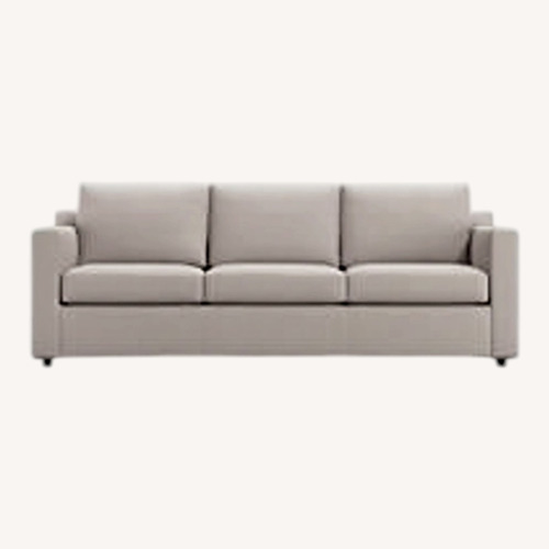 Used Crate & Barrel Light Gray 3+ Piece Sectional for sale on AptDeco