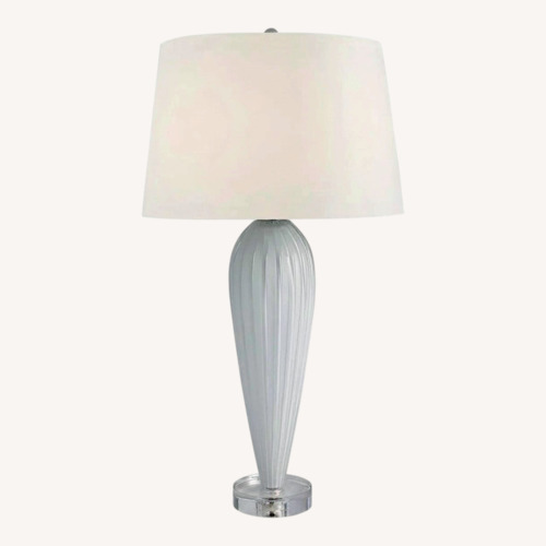 Used Global Views White Glass Table Lamps for sale on AptDeco