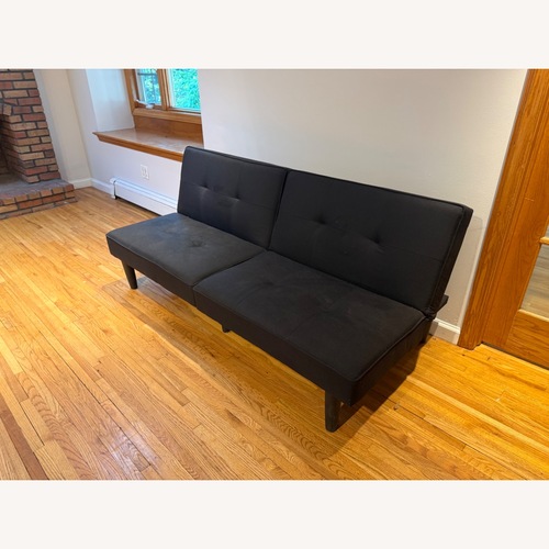 Used Target Black Fabric Futon for sale on AptDeco