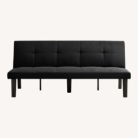 Target Black Fabric Futon