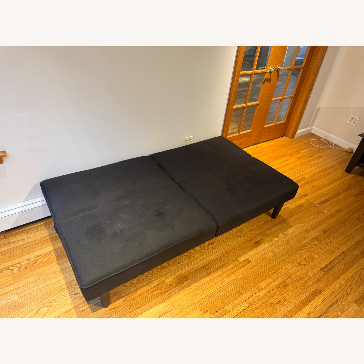 Target Black Fabric Futon - image-5