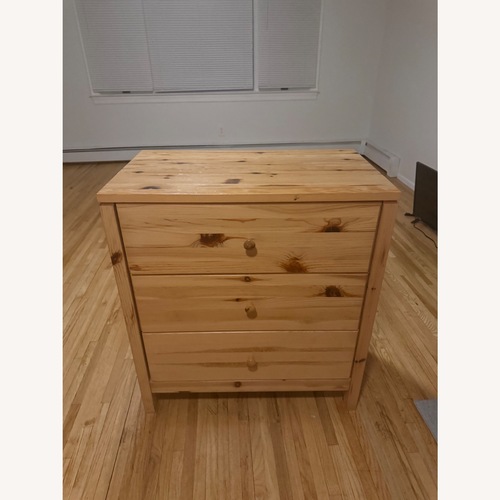 Used Light Brown Wood Dresser for sale on AptDeco