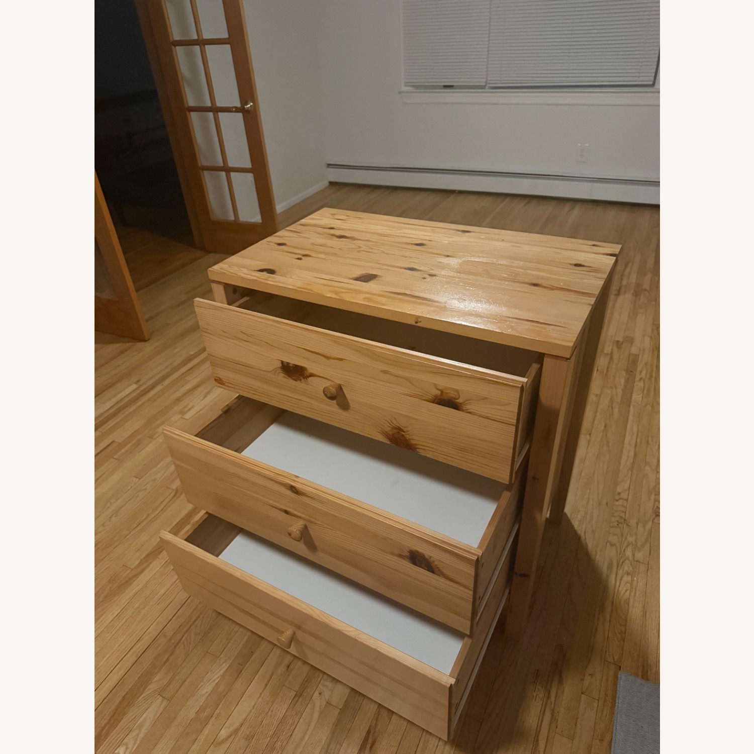 Light Brown Wood Dresser - image-3