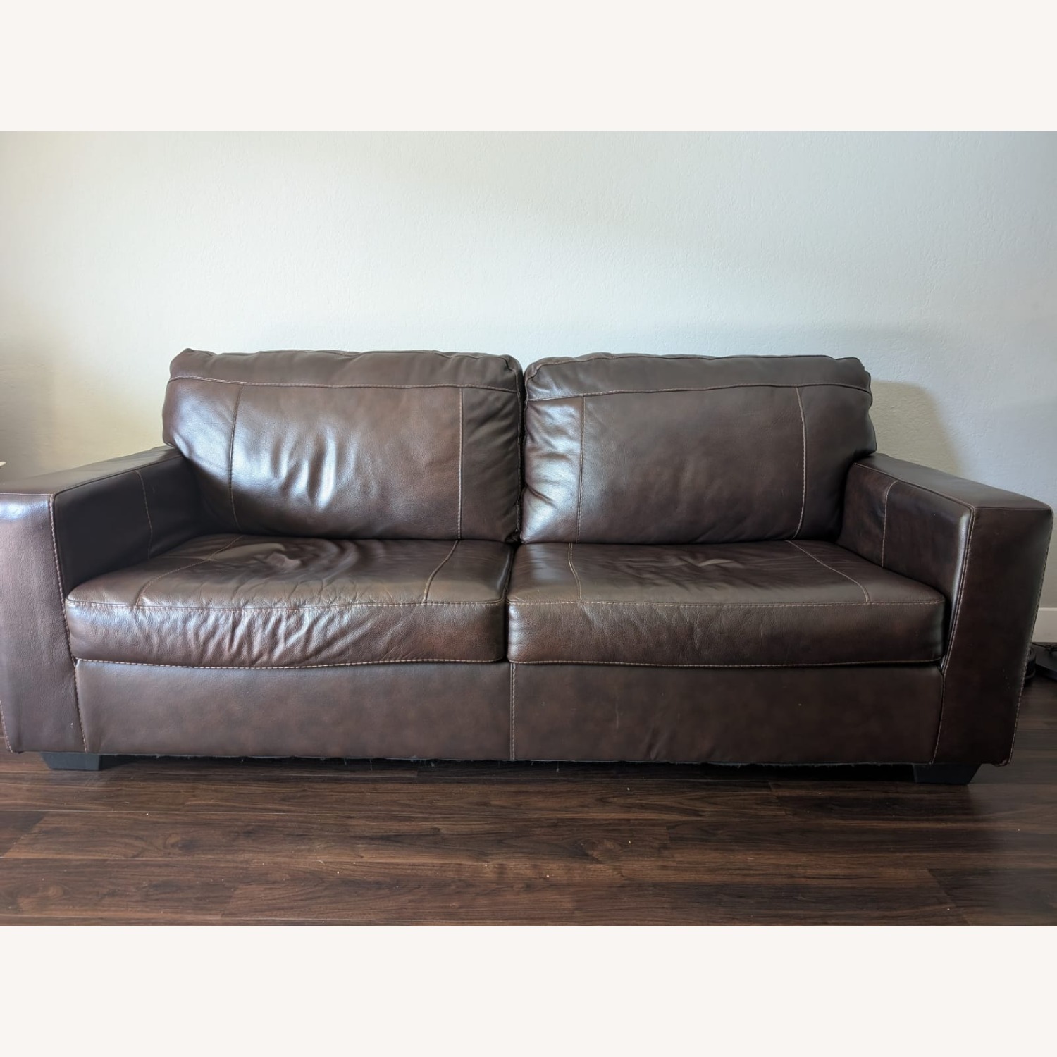 Ashley Furniture Morelos Leather Sofa - image-1