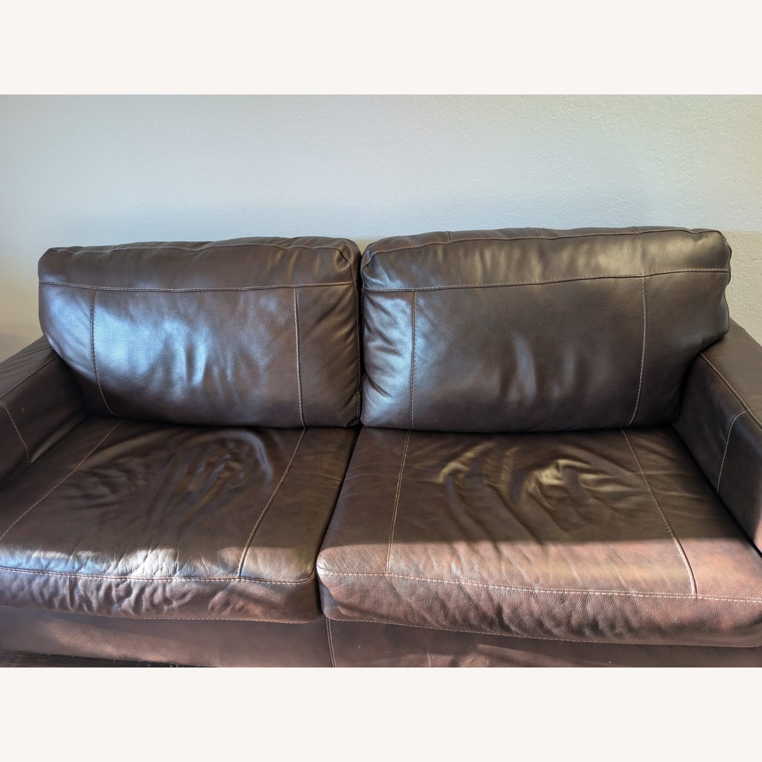 Ashley Furniture Morelos Leather Sofa - image-2