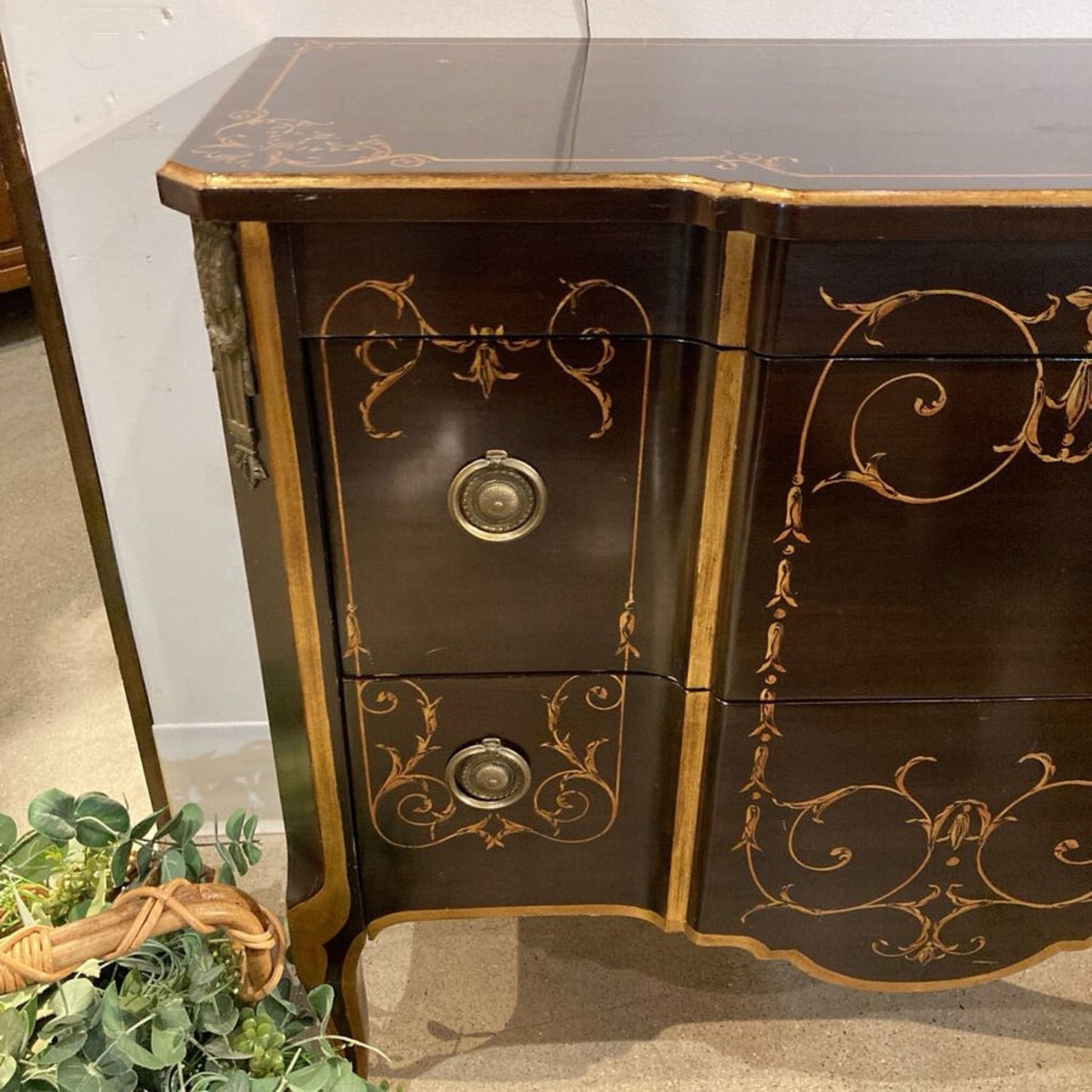 Neoclassical Paint Decorated Commode Dresser - image-5