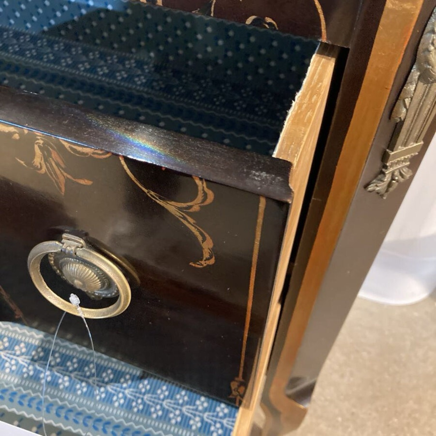 Neoclassical Paint Decorated Commode Dresser - image-8