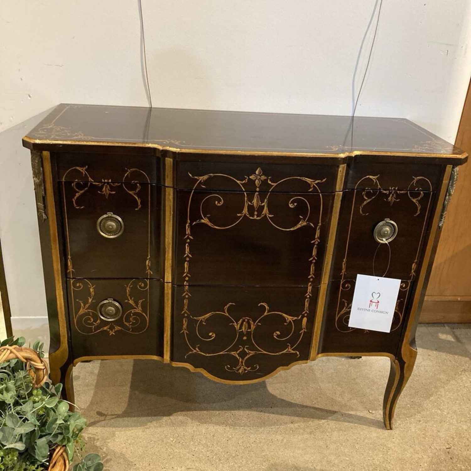 Neoclassical Paint Decorated Commode Dresser - image-3