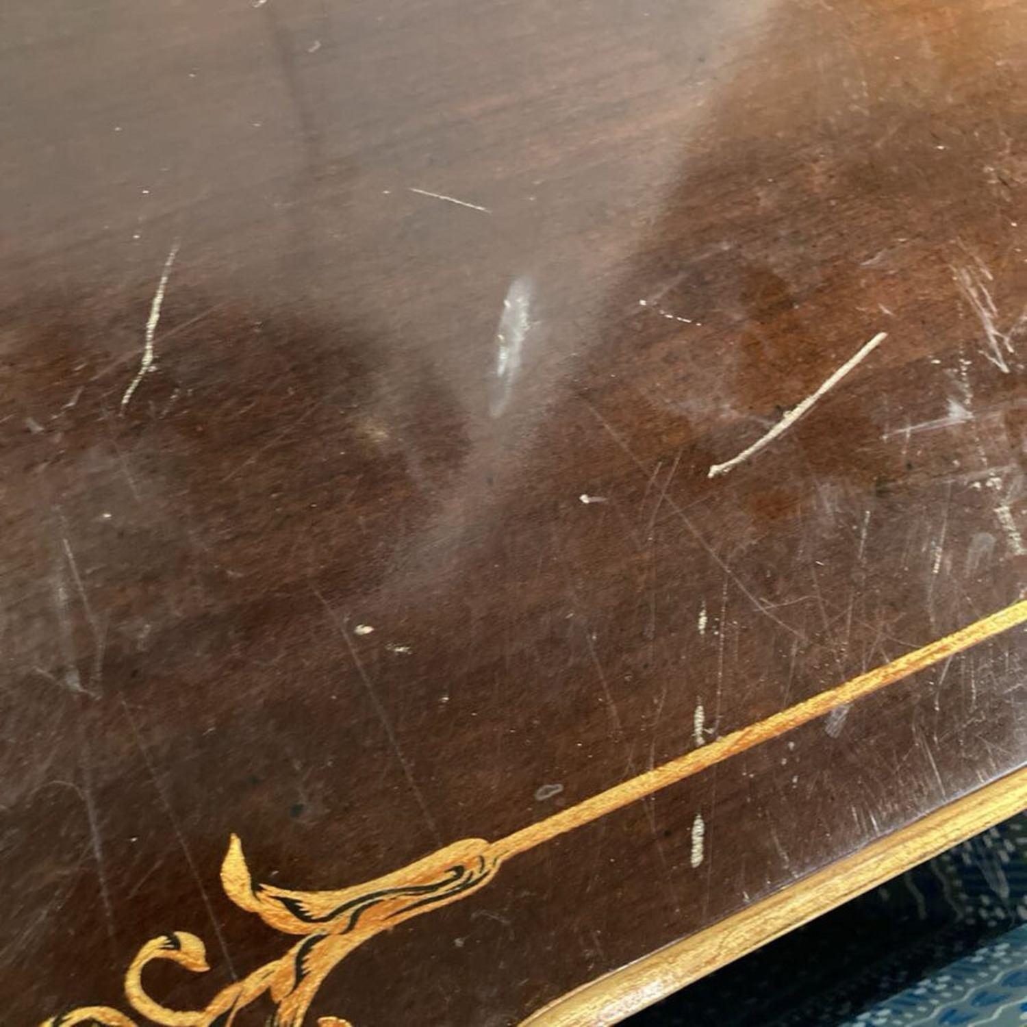 Neoclassical Paint Decorated Commode Dresser - image-7