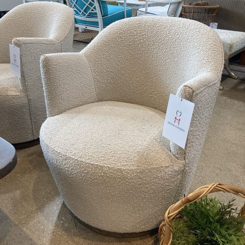 Used Four Hands Aurora Swivel Chair for sale on AptDeco