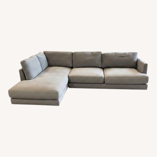 Used West Elm Haven Two-Piece Sectional Gray for sale on AptDeco