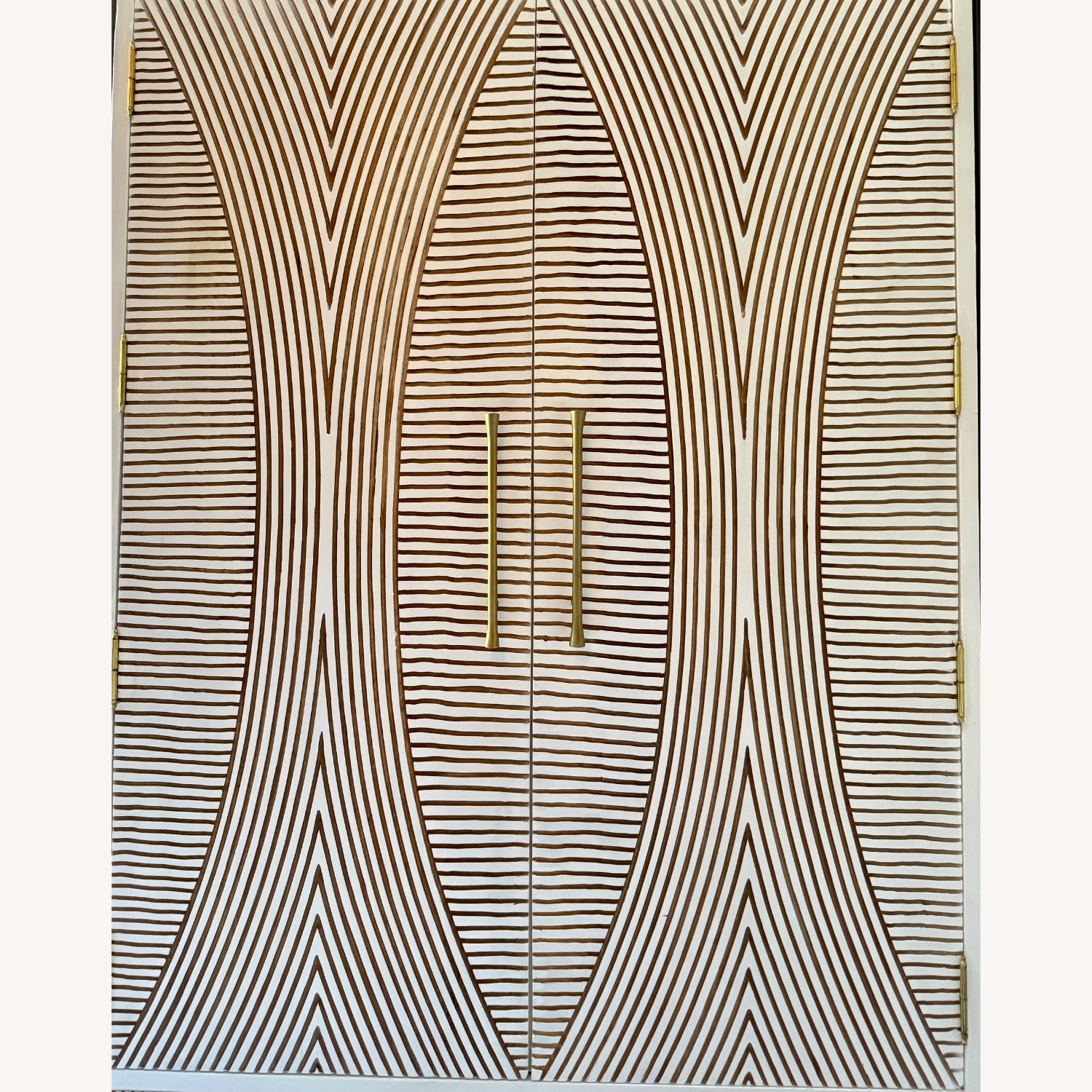 Anthropologie White Wood Armoire - image-5