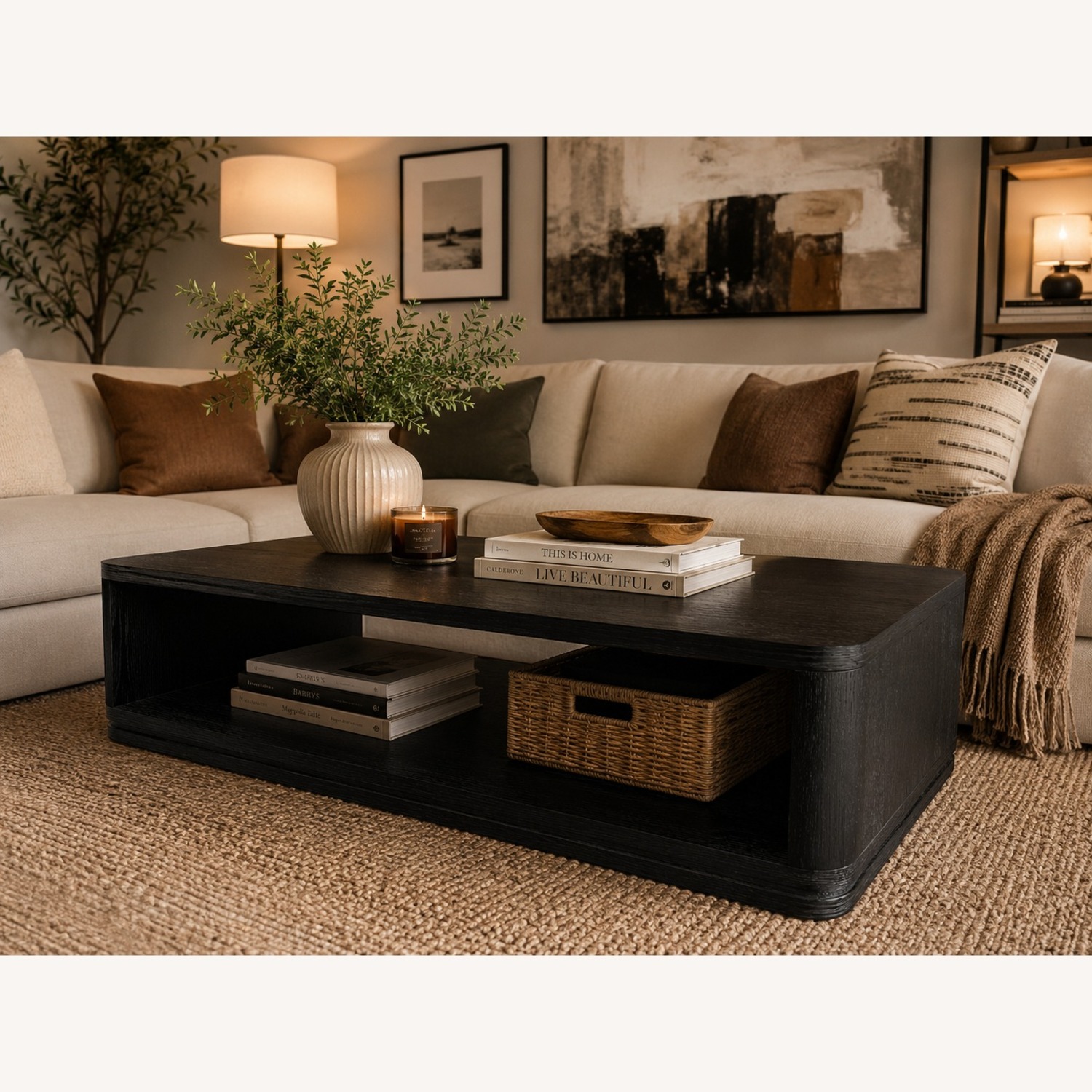Restoration Hardware Ligné Coffee Table - image-1