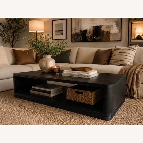 Used Restoration Hardware Ligné Coffee Table for sale on AptDeco