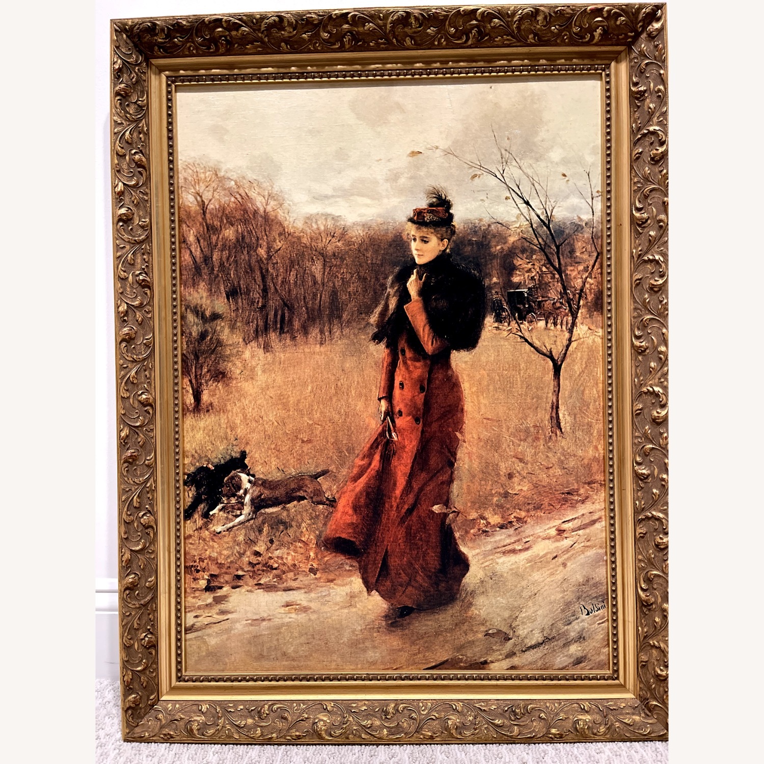 Unique Vintage Framed Painting  - image-1