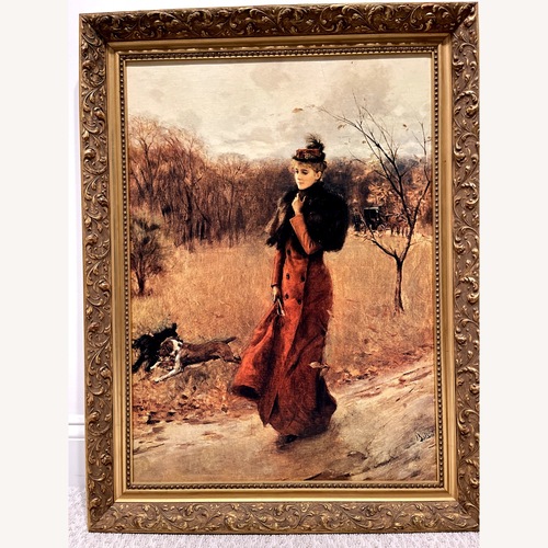 Used Unique Vintage Framed Painting for sale on AptDeco