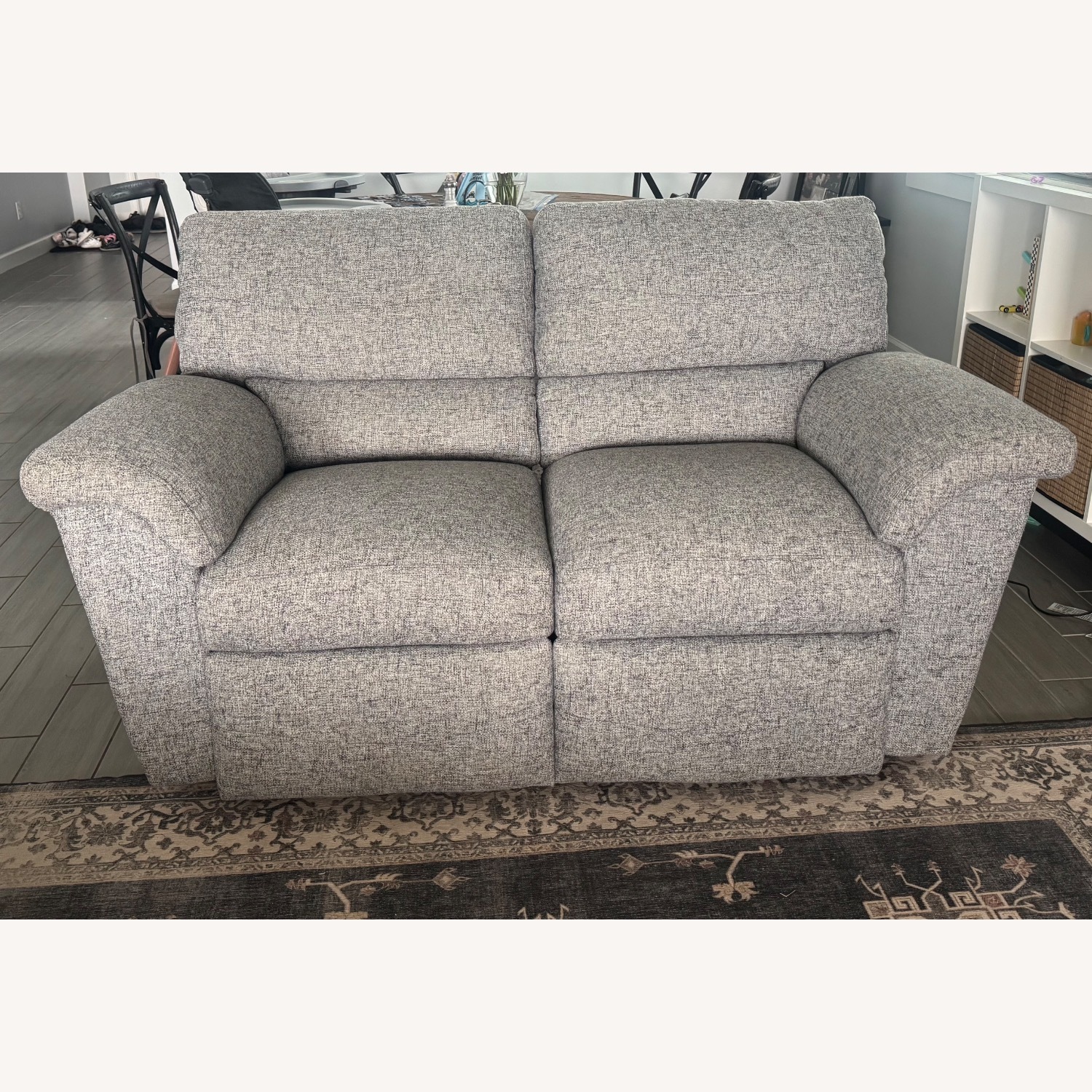 La-Z-Boy Reece Light Gray Loveseat - image-2