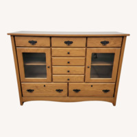 Medium Brown Wood Dresser