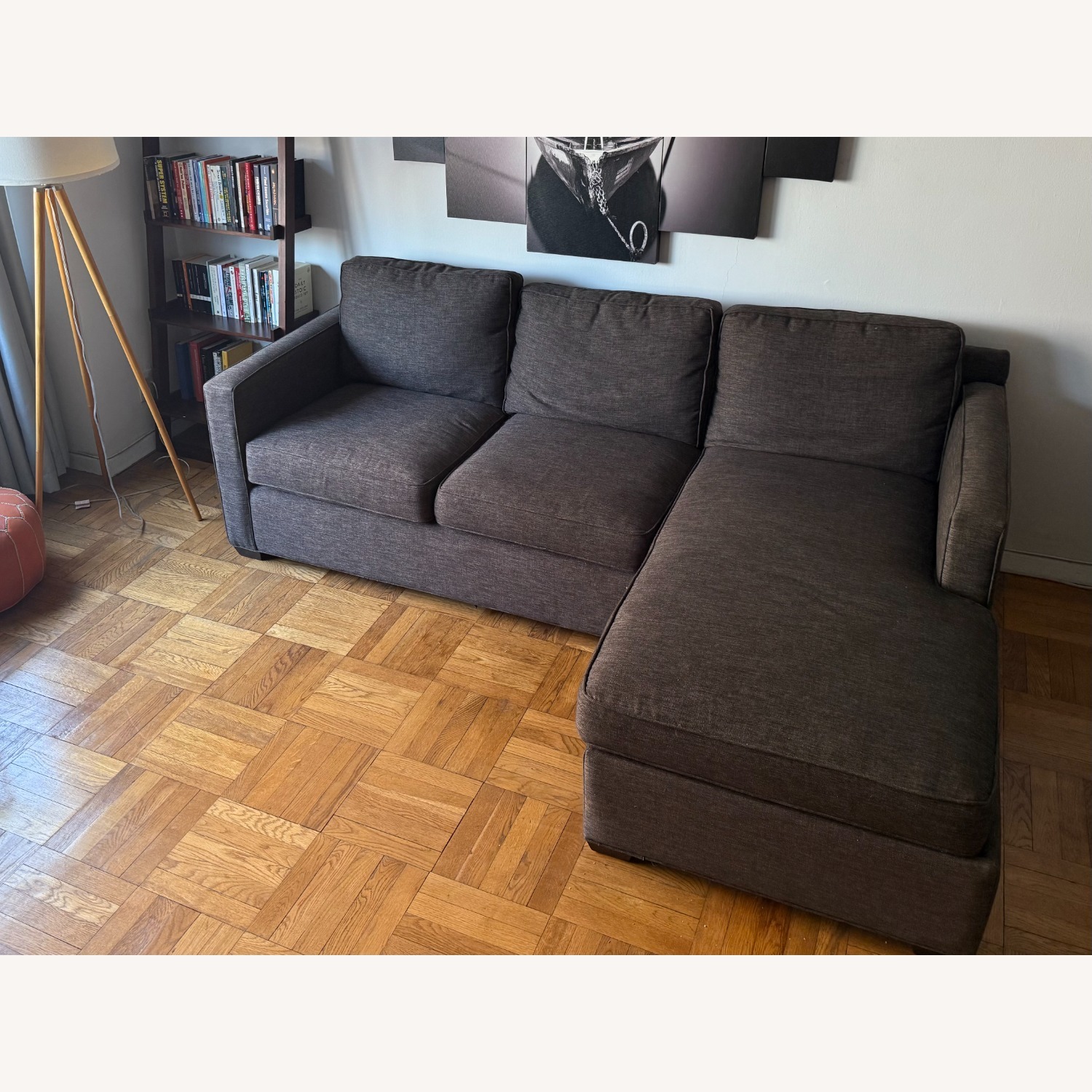 Barrett 91" Reversible Sectional W Storage Chaise - image-1