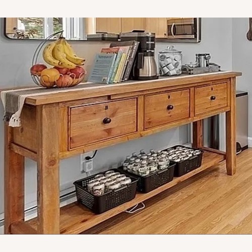 Used Pottery Barn Ridgewood Wood Sideboard for sale on AptDeco