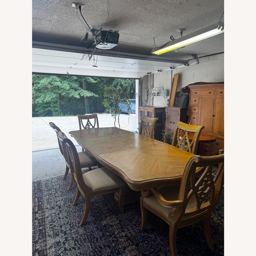 Used Bernhardt Natural Dining Table for sale on AptDeco