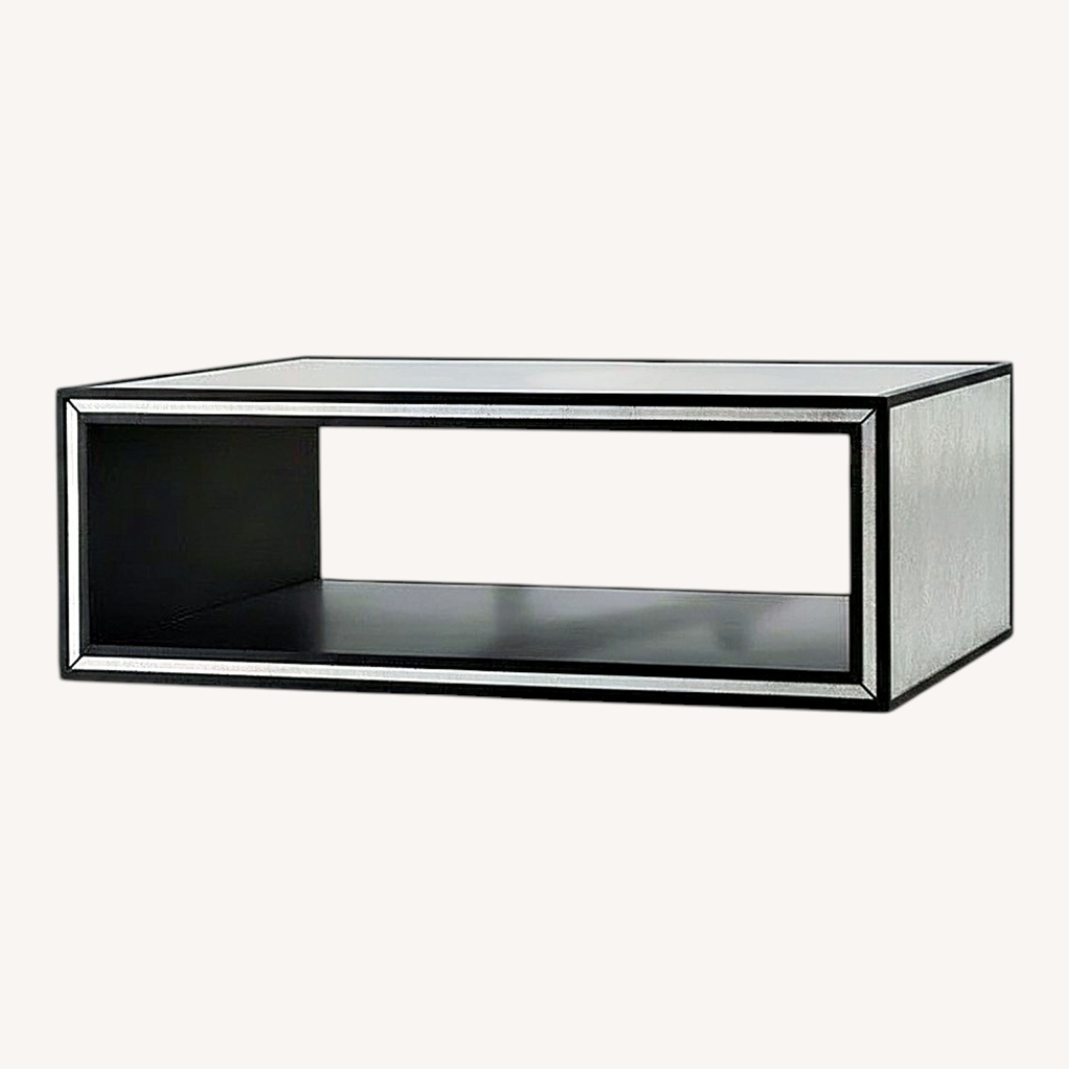 Restoration Hardware 48" Mirrored Coffee Table - image-7