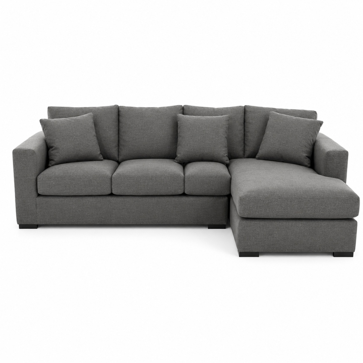 Room & Board Metro Dark Gray Fabric 2 Piece Sectional - image-5
