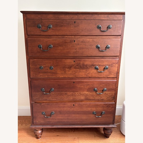 Used Vintage/Antique Finds Dark Brown Wood Dresser for sale on AptDeco